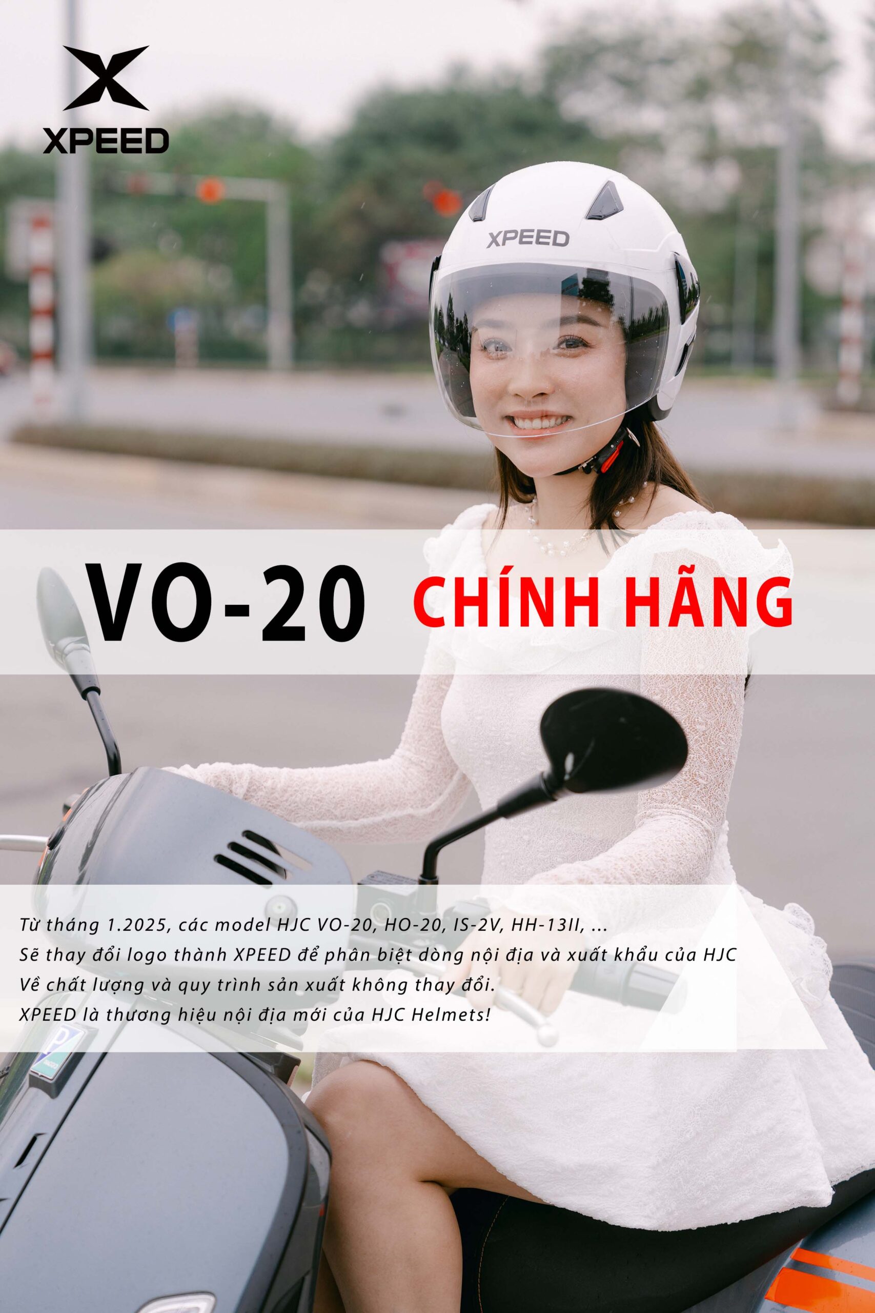 Cách nhận biết mũ bảo hiểm HJC VO 20 chính hãng và giả