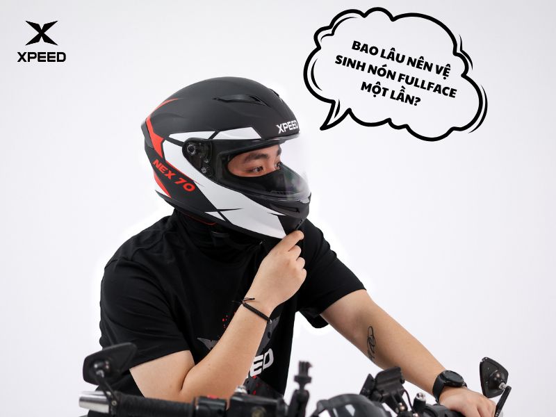 Bao lâu nên vệ sinh nón fullface một lần