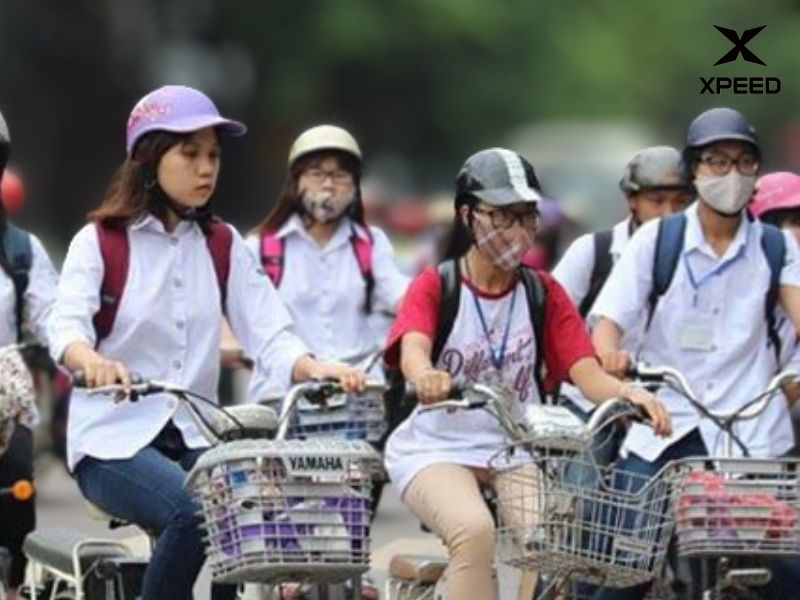 Mũ bảo hiểm xe điện không đạt chất lượng