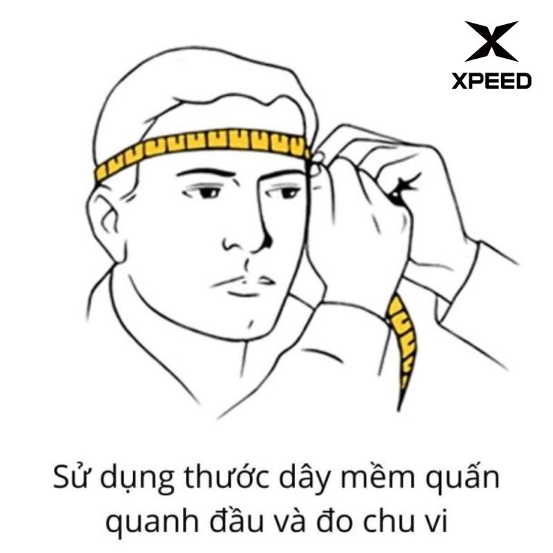Đo vòng đầu bằng thước dây